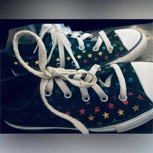 Girls' Converse Chuck Taylor All Star Archive OX Foil Star Print Sneakers